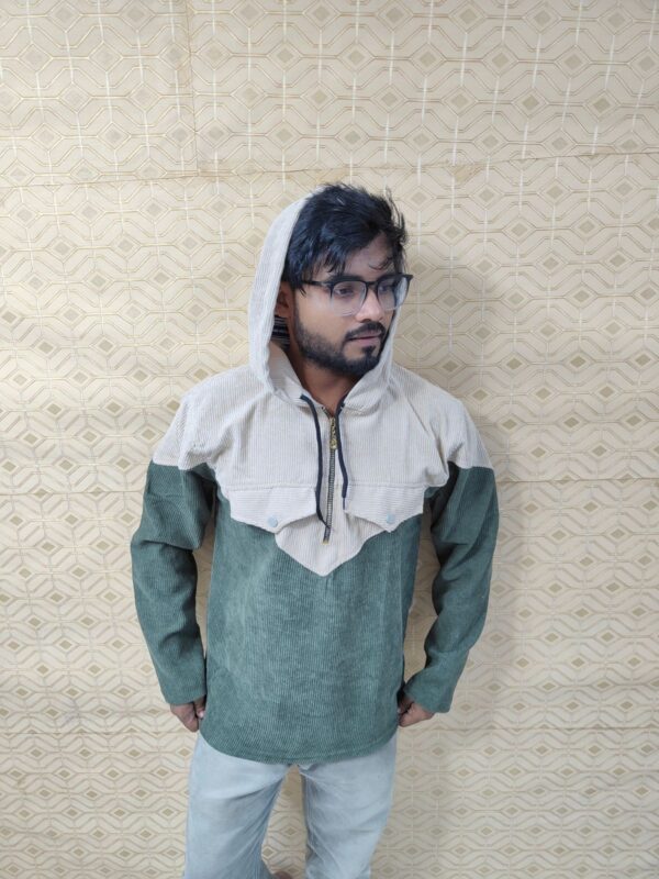 Corduroy Hoody T-Shirt - Image 4