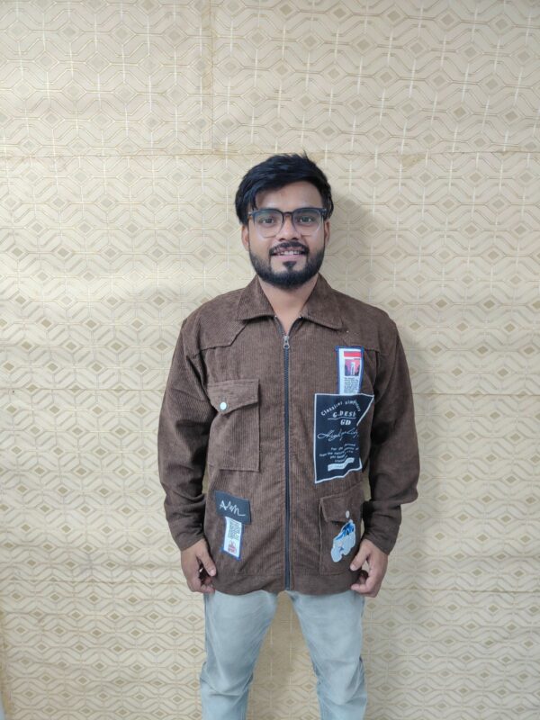 Corduroy Patch Jacket - Image 12