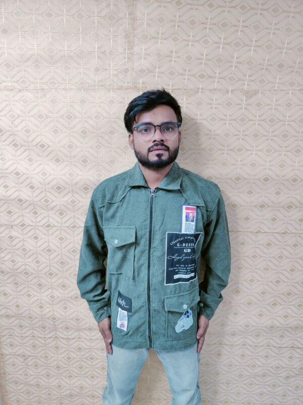 Corduroy Patch Jacket - Image 8