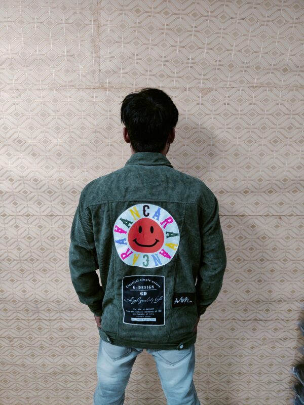 Corduroy Patch Jacket - Image 9