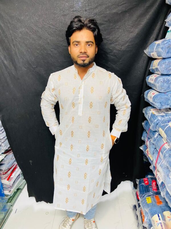 Paper Cotton Kurta - Image 2